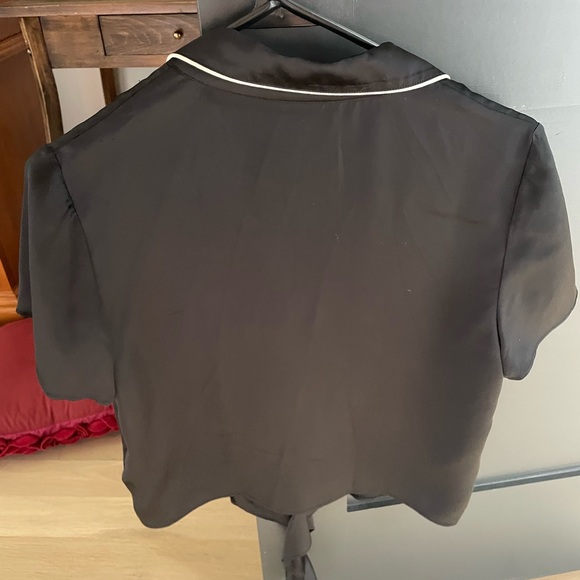 Wilfred satin tie front blouse - size XS - Picture 2 of 2